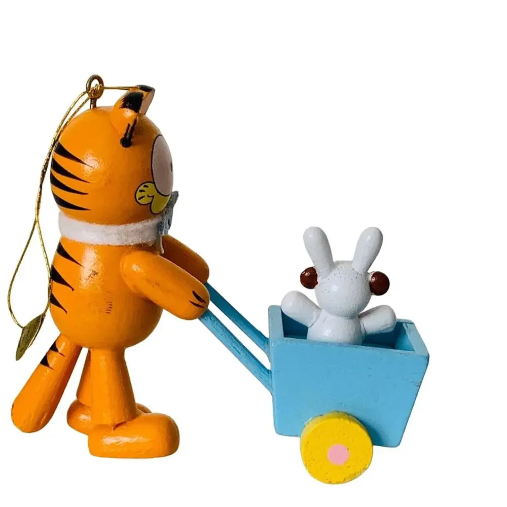 1981 Garfield Wooden Easter Ornament